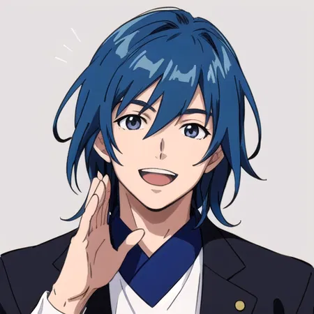 Bluehair Anime Guy