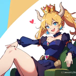 AI chat Bowsette Jr.