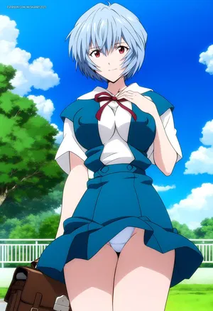 AI chat Kuudere Rei Ayanami