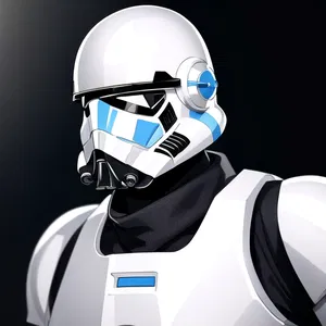 AI chat STORMTROOPER HELMET