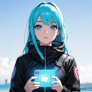 AI chat Blink Primary Blue