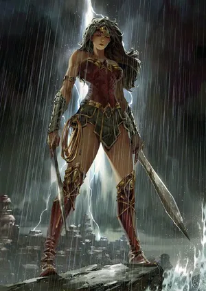 AI chat Giant Wonder Woman