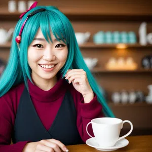 AI chat TeaTime Hatsune