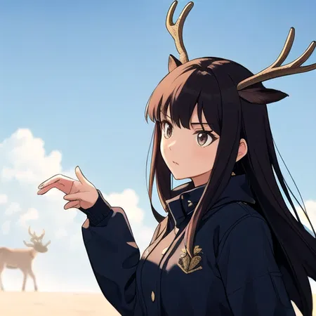 Antlered Doe