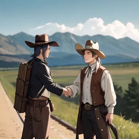 AI Wild West Train