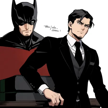 Bruce Wayne and Talia