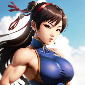 AI chat Chun Li Futanari