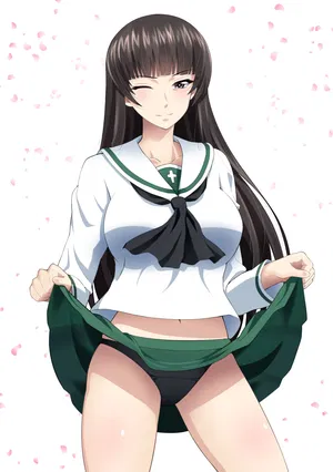 AI chat Maho Nishizumi