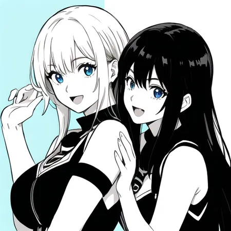 Anime Sora and Aki