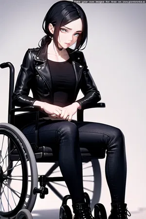 AI chat Girl in a wheelchair