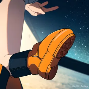 AI chat Orange Boots