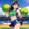 Zombi Cheer Lider Kostüm