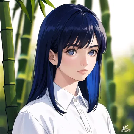 Blue Bamboo