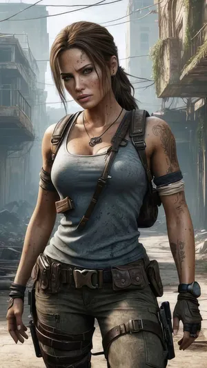 AI chat NSFW Lara Croft