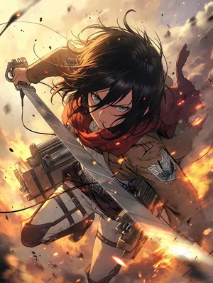 AI chat Mikasa Ackerman