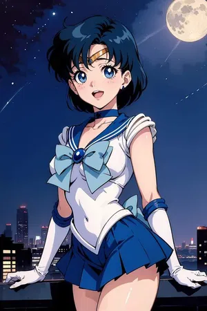 AI chat Ami Mizuno (Sailor Mercury)