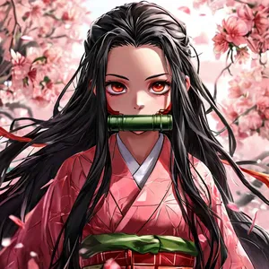 AI chat Nezuko Kamado (Demon Slayer)