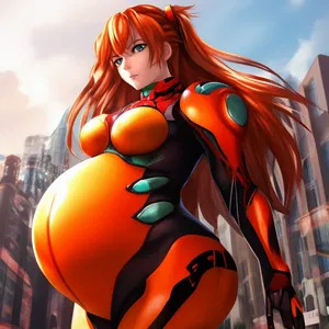 AI chat Pregnant Asuka