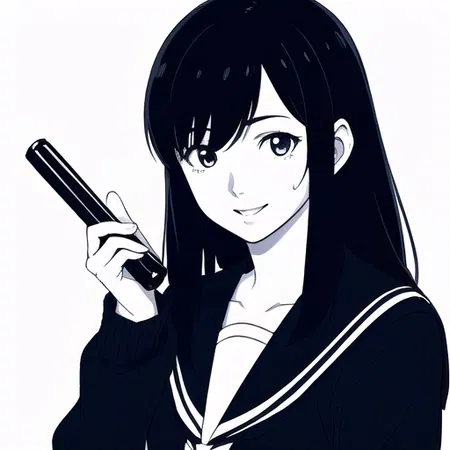 Kusunoki-san no pudo debutar en la secundaria