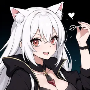 AI chat Manga My Spirit Cat is a Female Zombie