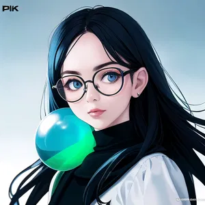 AI chat Swirly Glasses