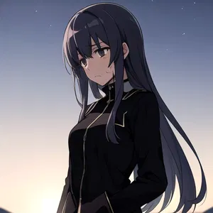 AI chat Hatsuka Suzushiro from Yofukashi no Uta