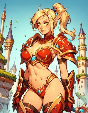 AI chat Blood Elf: The Enigmatic Spellcaster