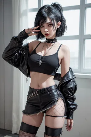 AI chat Rude Goth Girlfriend