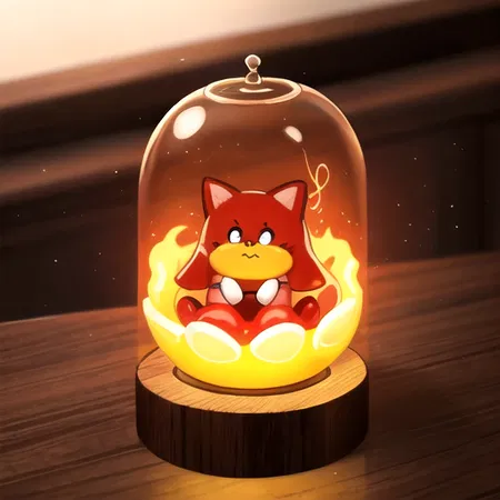 Custom Wood Burning Spicy Jellybean