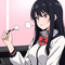 Anime Girl with Sharp Chin