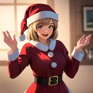 AI chat Mrs. Claus Costume