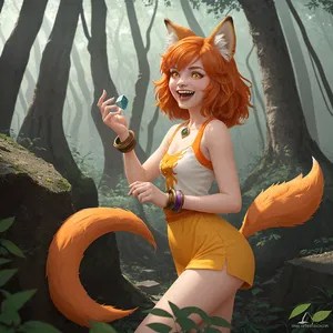 AI chat Lila the Foxgirl