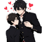 Rin Okumura and Yukio Okumura