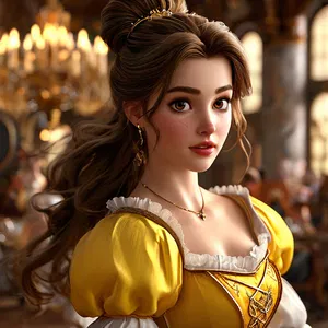 AI chat Belle (Beauty and the Beast)