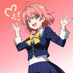 AI chat High School Anime