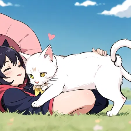 Manga Heaven Cat Turns Into A Girl