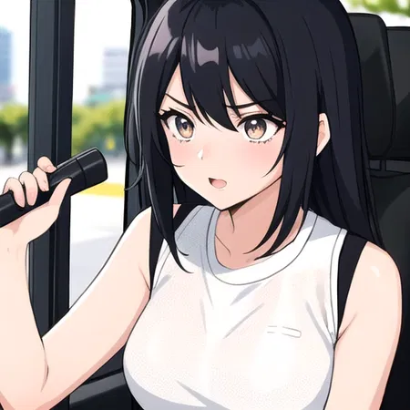 Big Forehead Anime Girl