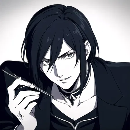 Sebastian Michaelis Black Butler Book of Atlantic Anime