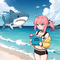 Sorbet Shark Cookie