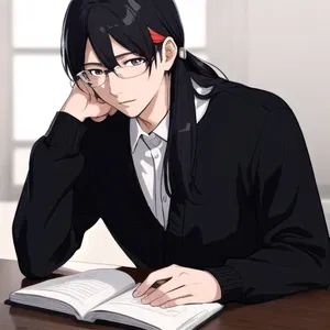 AI chat Manga's Pupil Hitori