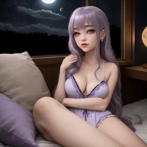 AI chat Luna Violet