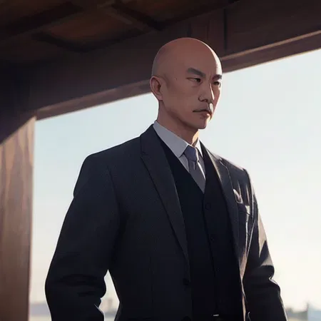 Bald Zhongli