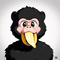 Monkey Eating Banana