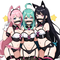 Gagged Garter Girls