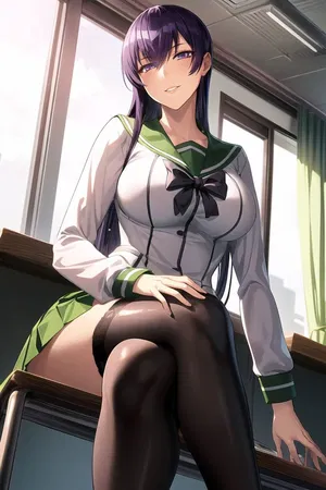 AI chat Saeko Busujima