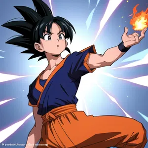 AI chat Goku X Chi Chi