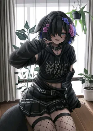 AI chat goth femboy