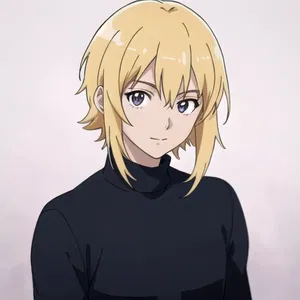 AI chat Anime Turtleneck