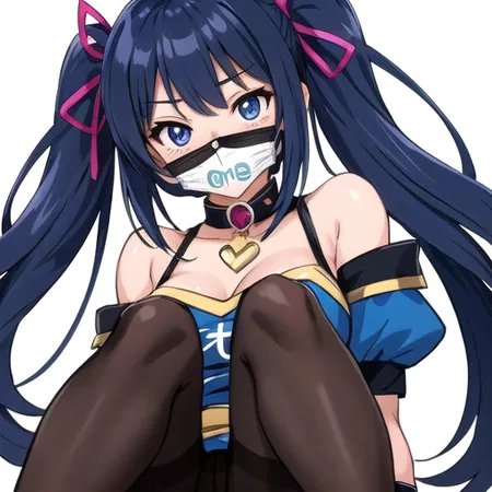 Manga Pantyhose Gagged