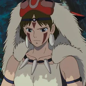 AI chat San (Princess Mononoke)